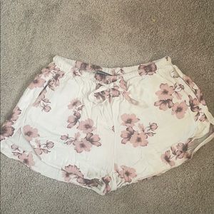 Brandy Melville Pink Floral Shorts